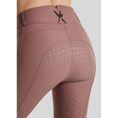Montar Pantaloni da Equitazione MoEmilia Full Grip Dusty Rose