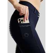Montar Pantaloni da Equitazione MoEmilia Full Grip Navy