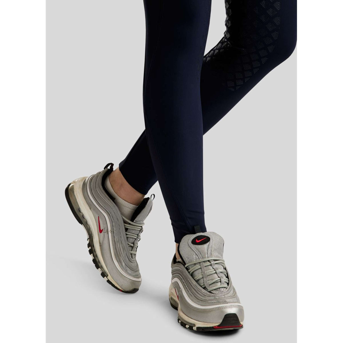 Montar Pantaloni da Equitazione MoEmilia Full Grip Navy
