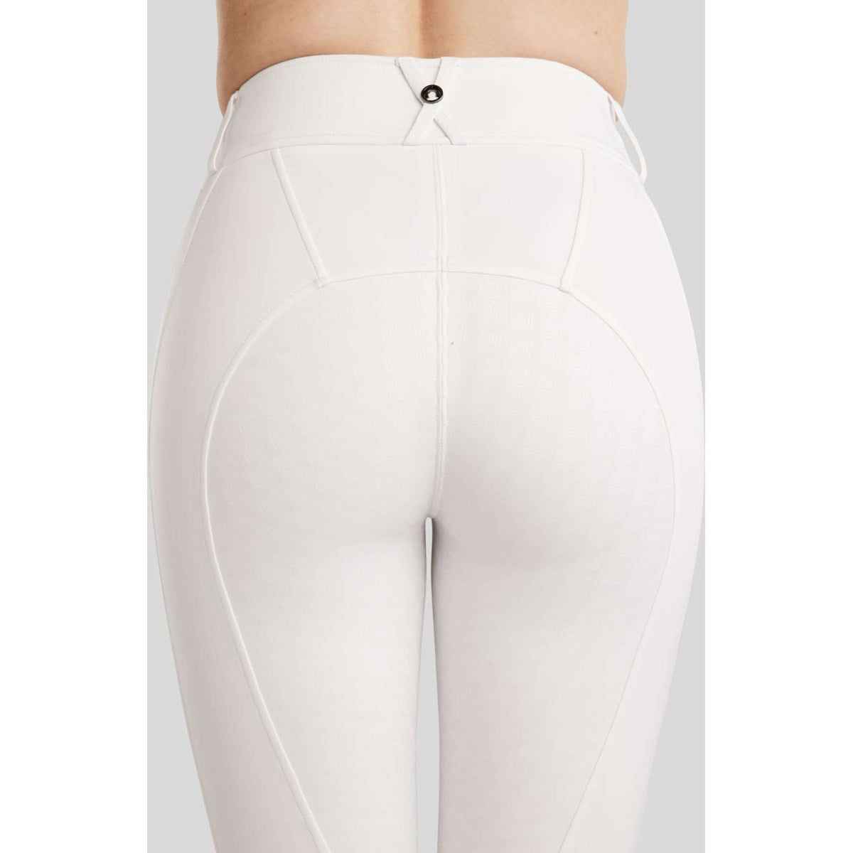 Montar Leggings da Equitazione MoEmilia Full Grip Bianco