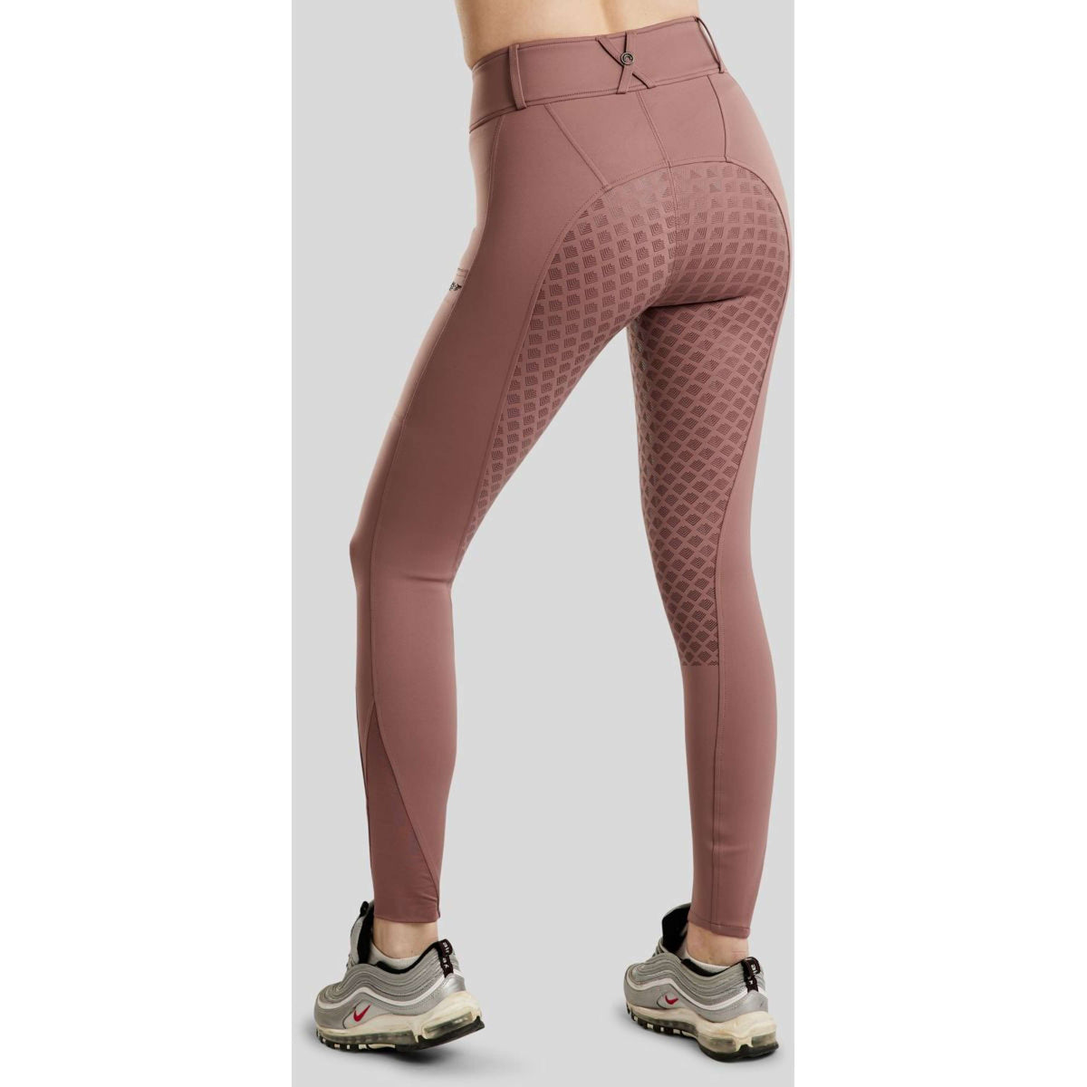 Montar Leggings da Equitazione MoEmilia Full Grip Dusty Rose