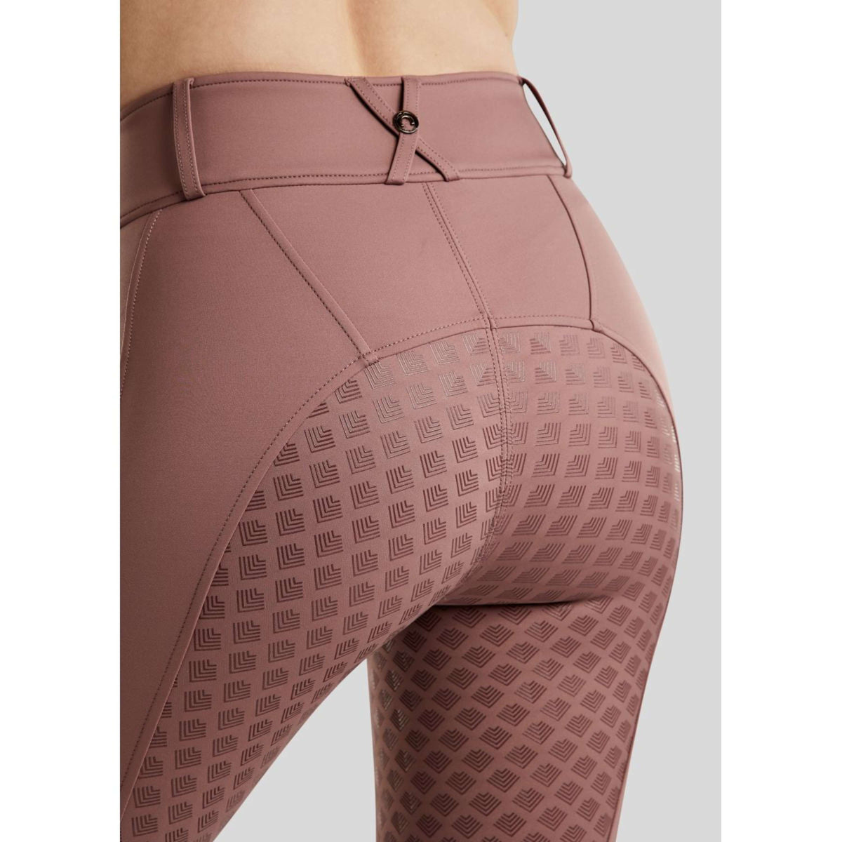 Montar Leggings da Equitazione MoEmilia Full Grip Dusty Rose