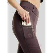 Montar Leggings da Equitazione MoEmilia Full Grip Black Peony