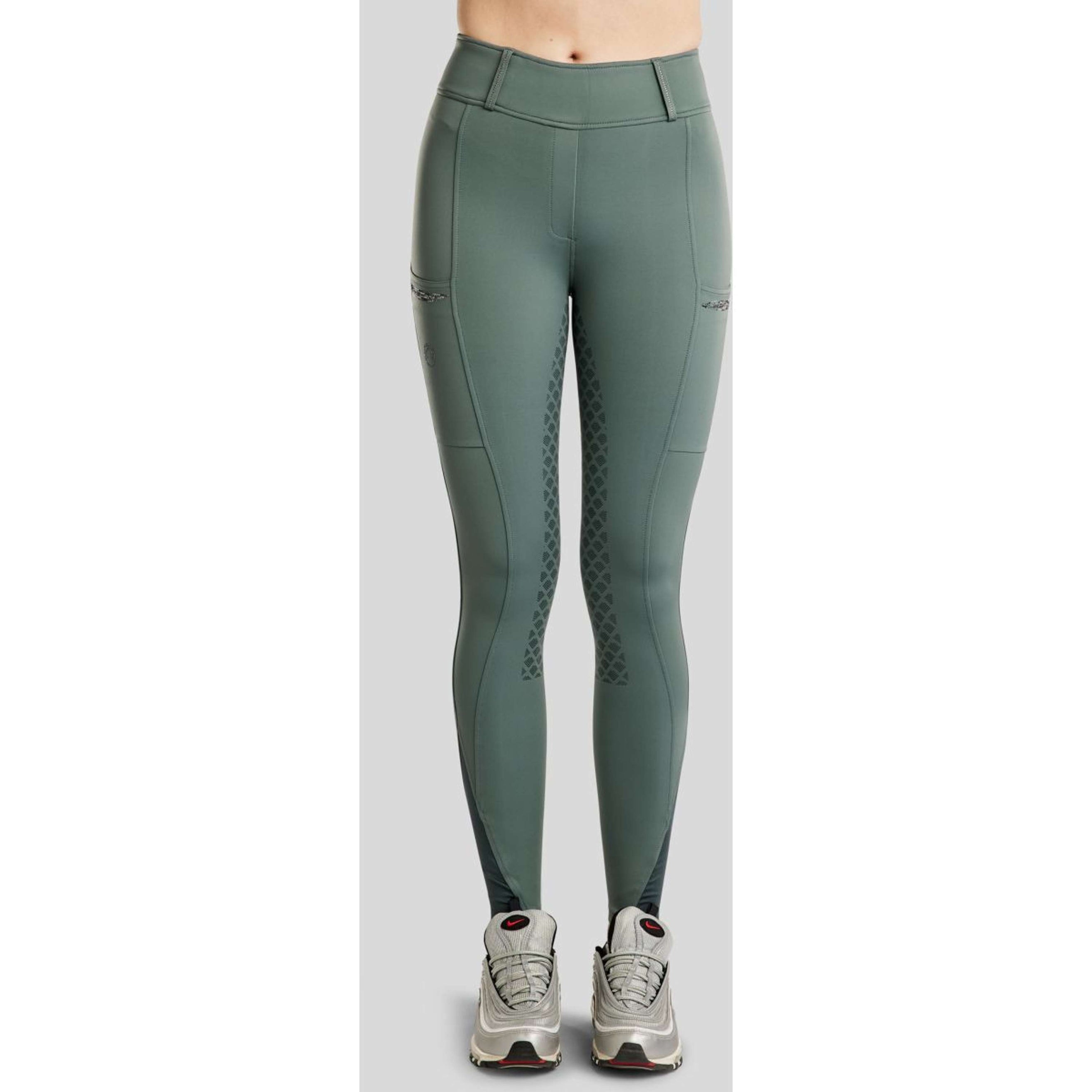 Montar Leggings da Equitazione MoEmilia Full Grip Giada Montar Leggings da Equitazione MoEmilia Full Grip Giada