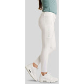 Montar Pantaloni da Equitazione MoCha Full Grip Bianco