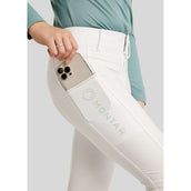 Montar Pantaloni da Equitazione MoCha Full Grip Bianco