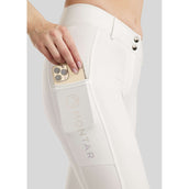 Montar Pantaloni da Equitazione MoCha Full Grip Bianco