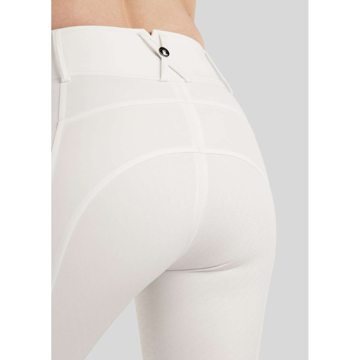 Montar Pantaloni da Equitazione MoCha Full Grip Bianco