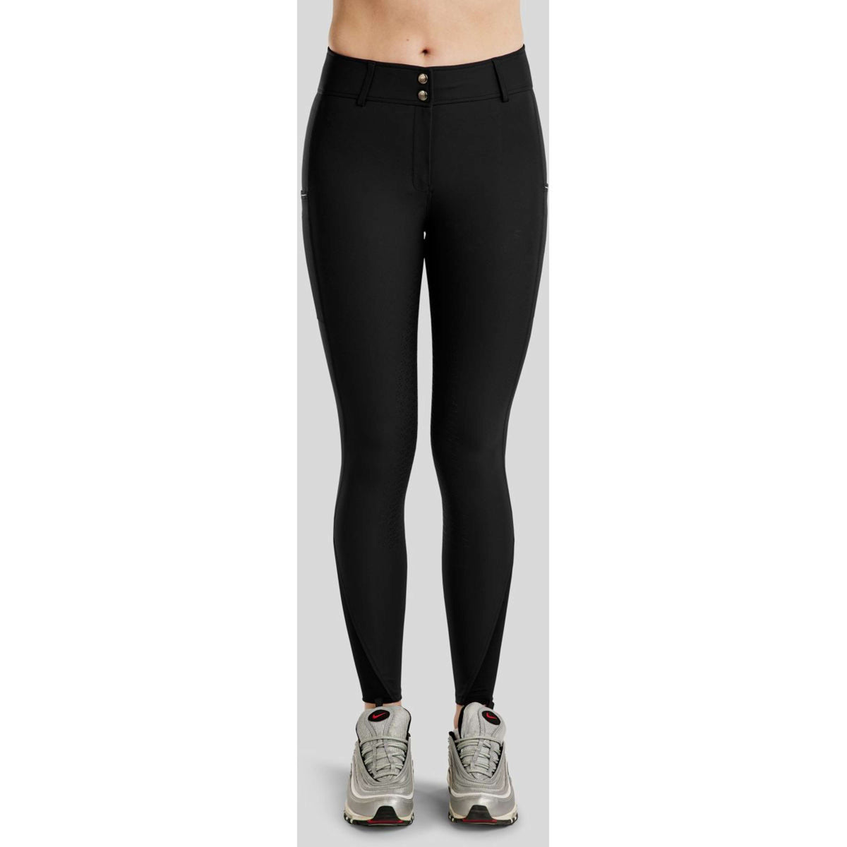 Montar Pantaloni da Equitazione MoCha Full Grip Nero