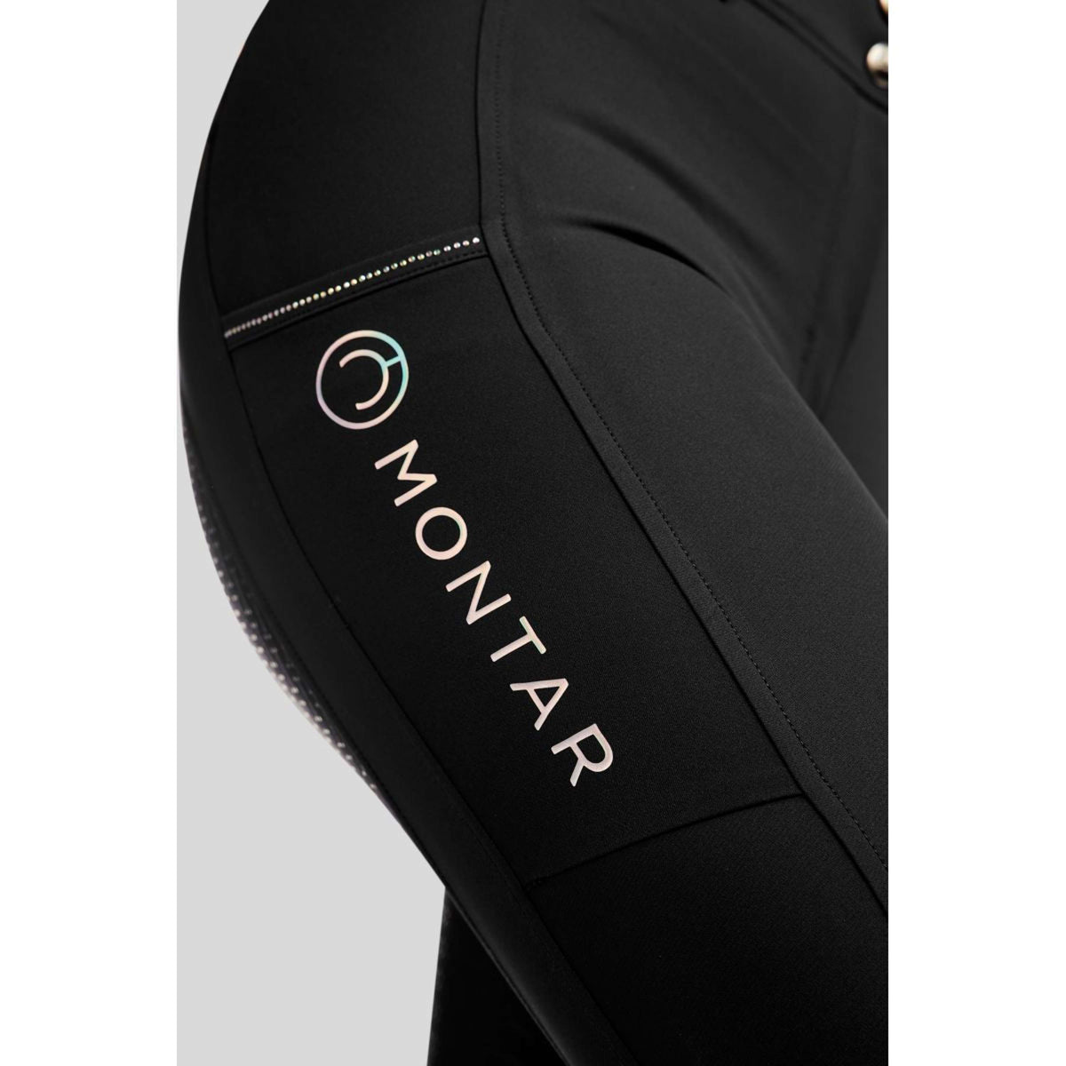 Montar Pantaloni da Equitazione MoCha Full Grip Nero