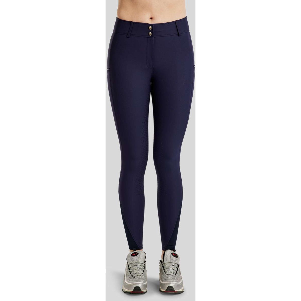 Montar Pantaloni da Equitazione MoCha Full Grip Navy