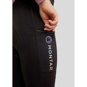 Montar Leggings da Equitazione MoCha Full Grip Nero