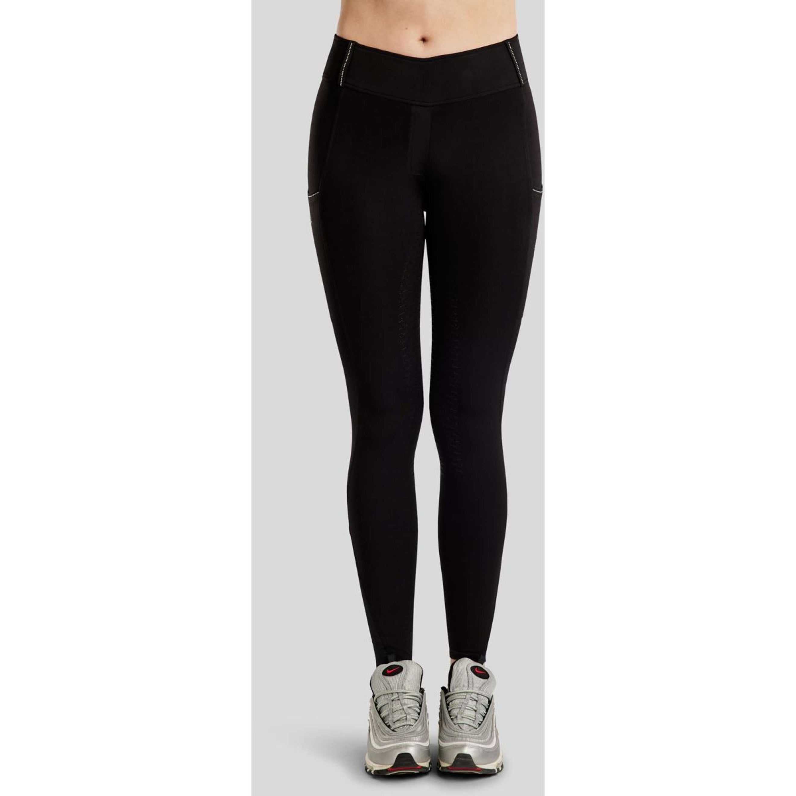 Montar Leggings da Equitazione MoCha Full Grip Nero Montar Leggings da Equitazione MoCha Full Grip Nero