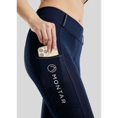 Montar Leggings da Equitazione MoCha Full Grip Navy