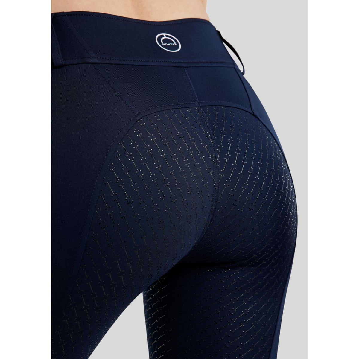 Montar Leggings da Equitazione MoCha Full Grip Navy