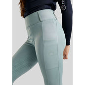 Montar Leggings da Equitazione MoCha Full Grip Stone Blue