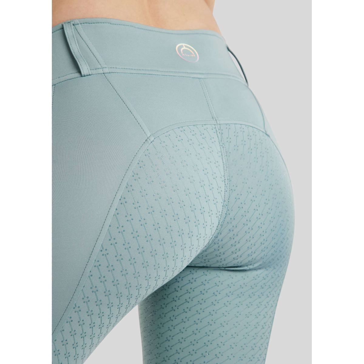 Montar Leggings da Equitazione MoCha Full Grip Stone Blue