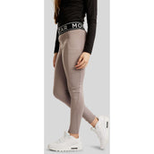 Montar Leggings da Equitazione MoSille Full Grip Rose Grey