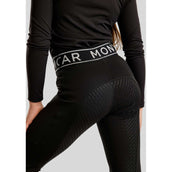 Montar Leggings da Equitazione MoSille Full Grip Nero