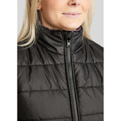 Montar Gilet MoCheri Reversible Black Peony