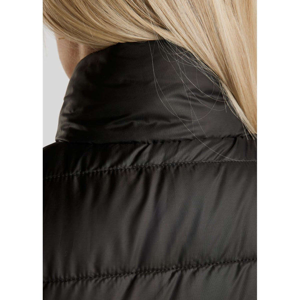 Montar Gilet MoCheri Reversible Black Peony
