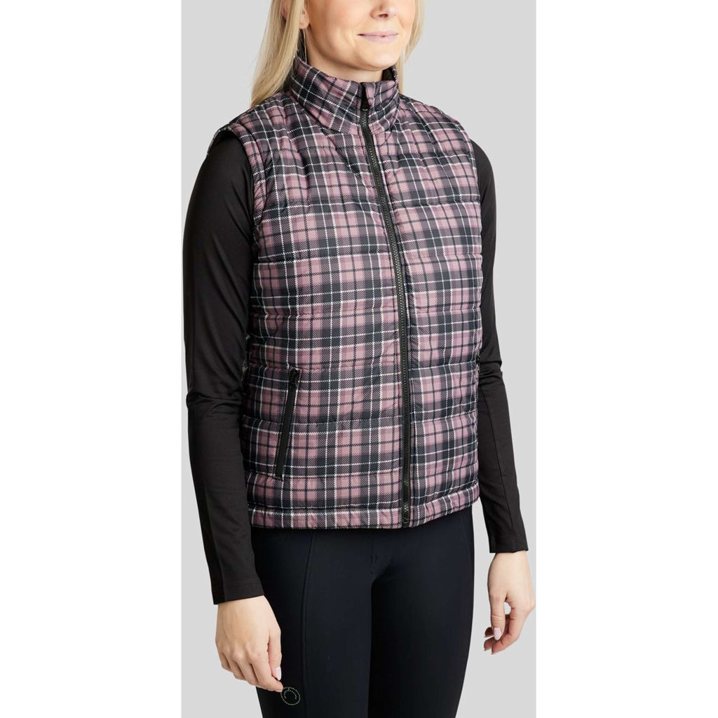 Montar Gilet MoCheri Reversible Black Peony