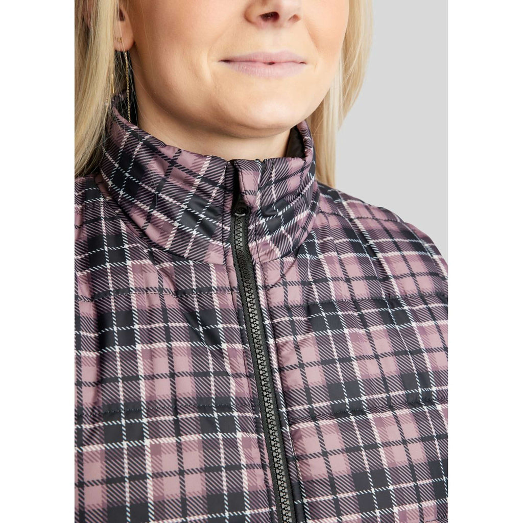 Montar Gilet MoCheri Reversible Black Peony