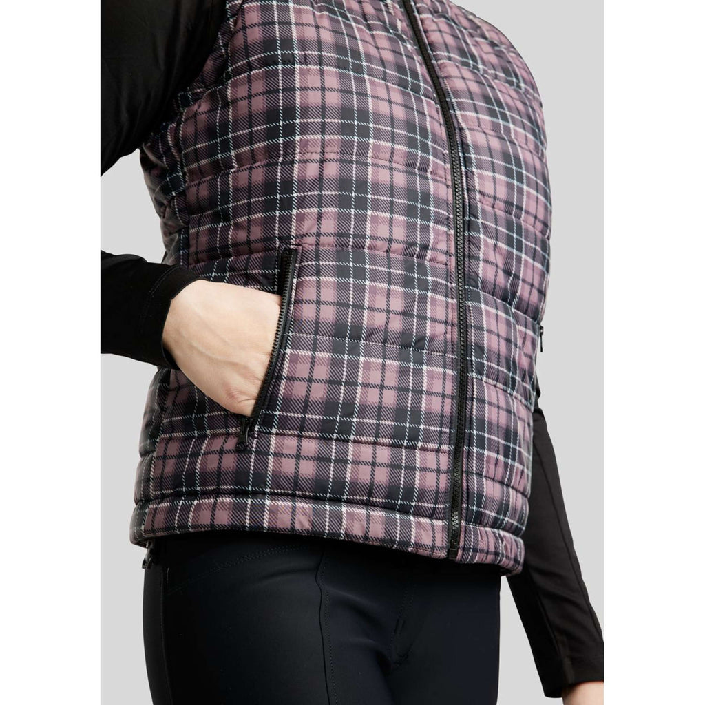 Montar Gilet MoCheri Reversible Black Peony