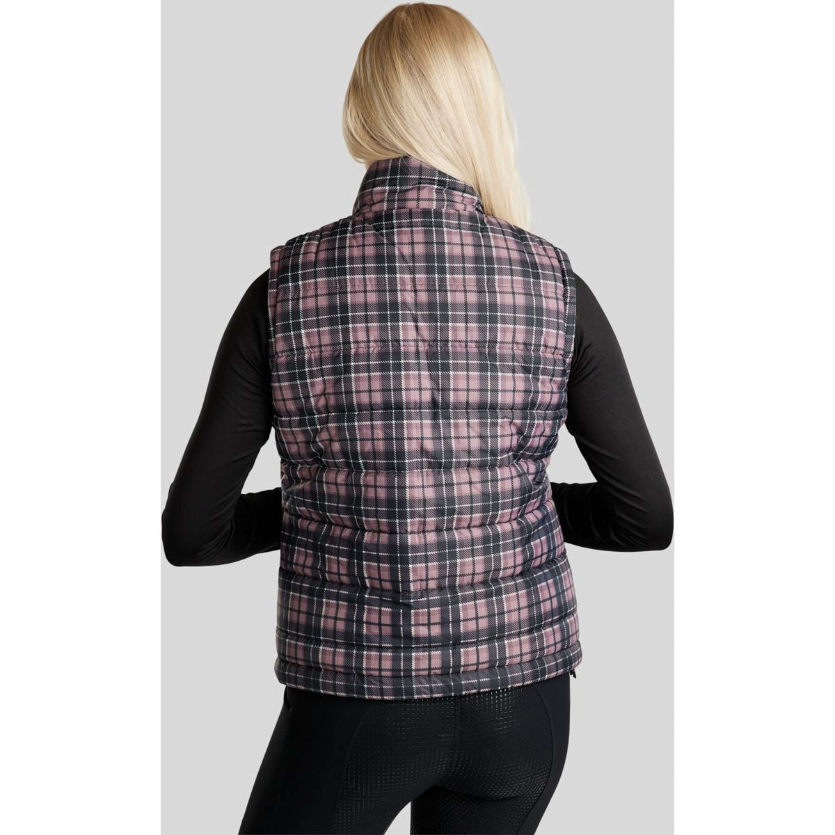 Montar Gilet MoCheri Reversible Black Peony