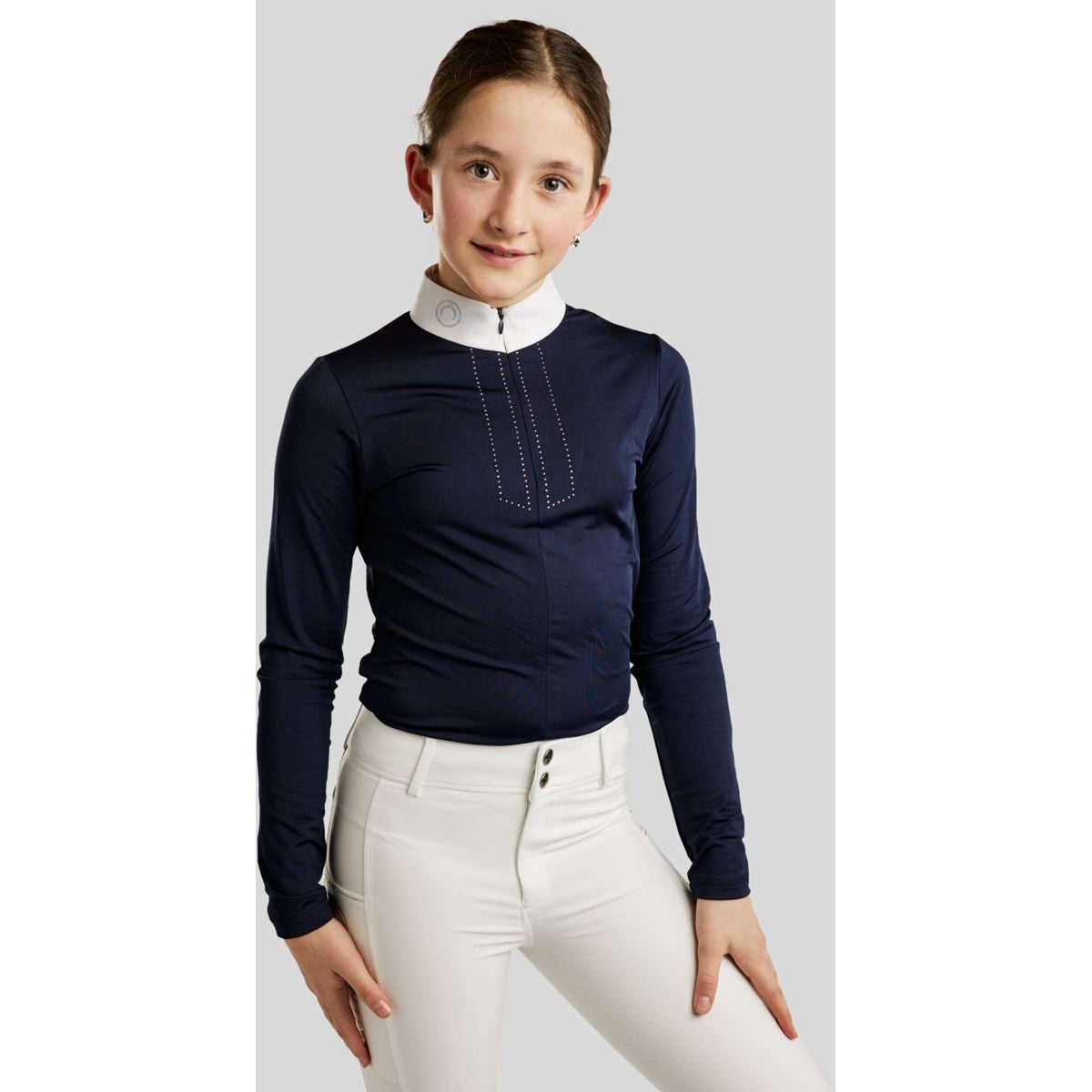 Montar Maglietta da Competizione MoCha Maniche Lunghe Navy