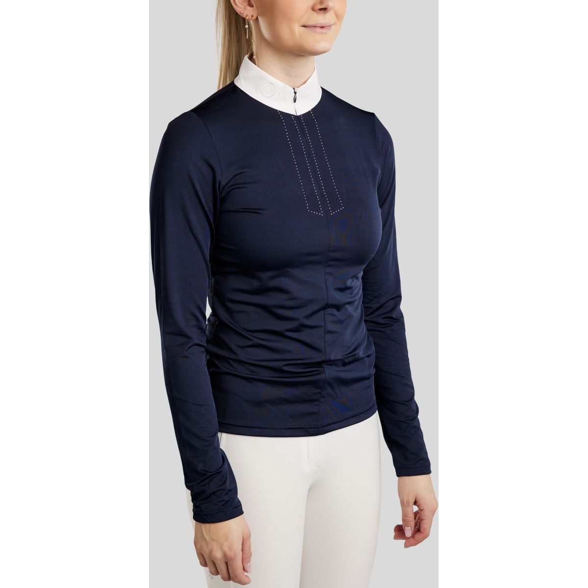Montar Maglietta da Competizione MoCha Maniche Lunghe Navy
