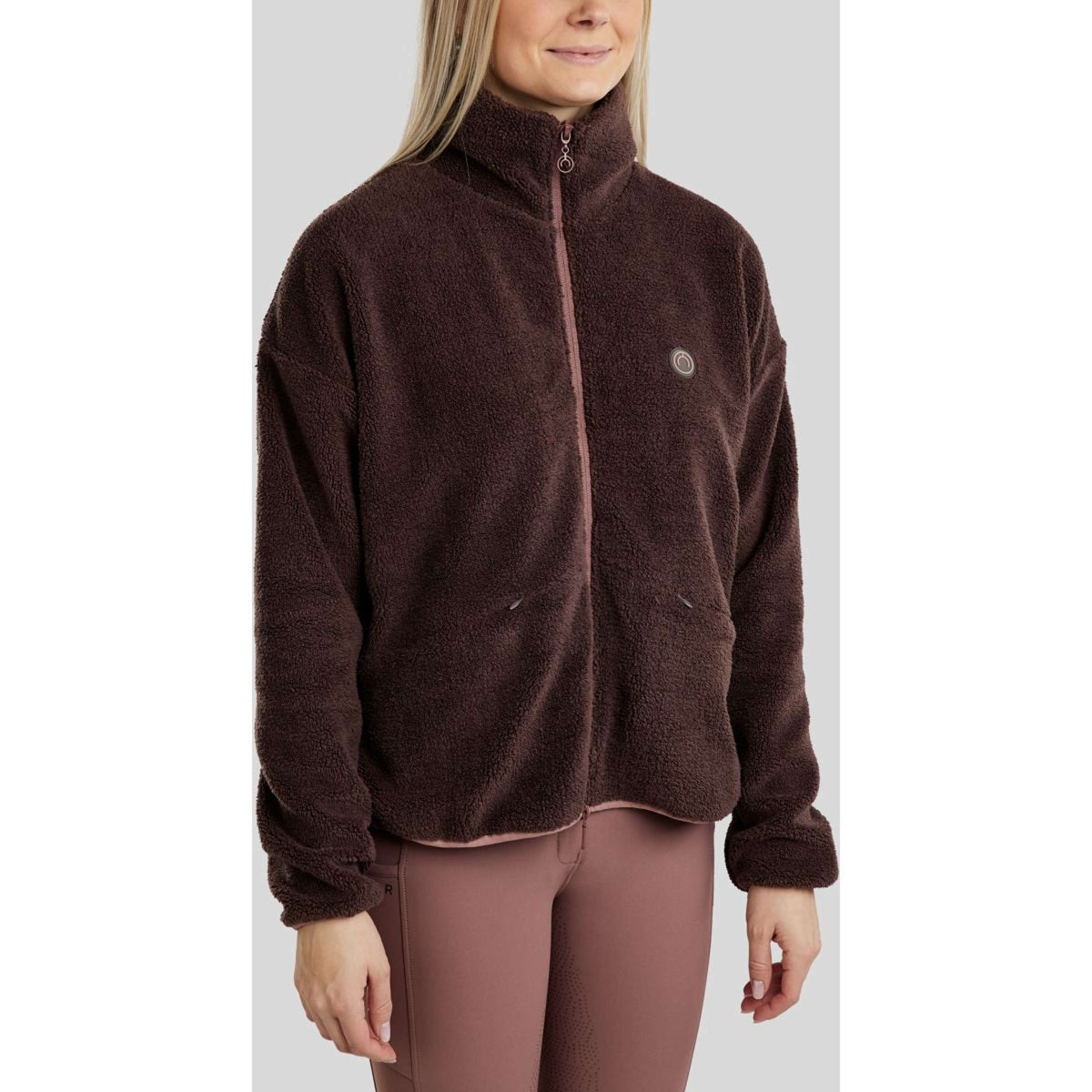 Montar Felpa con cappuccio e zip MoEva Black Peony