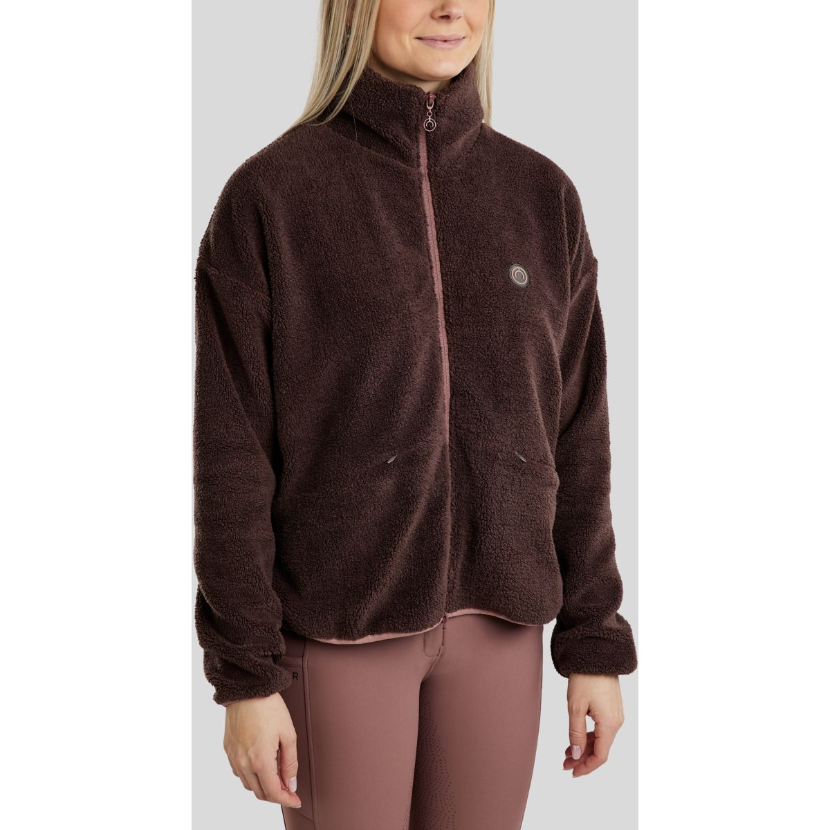 Montar Felpa con cappuccio e zip MoEva Black Peony
