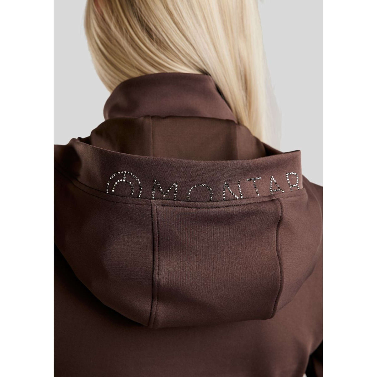 Montar Felpa con cappuccio e zip MoEmilia Black Peony