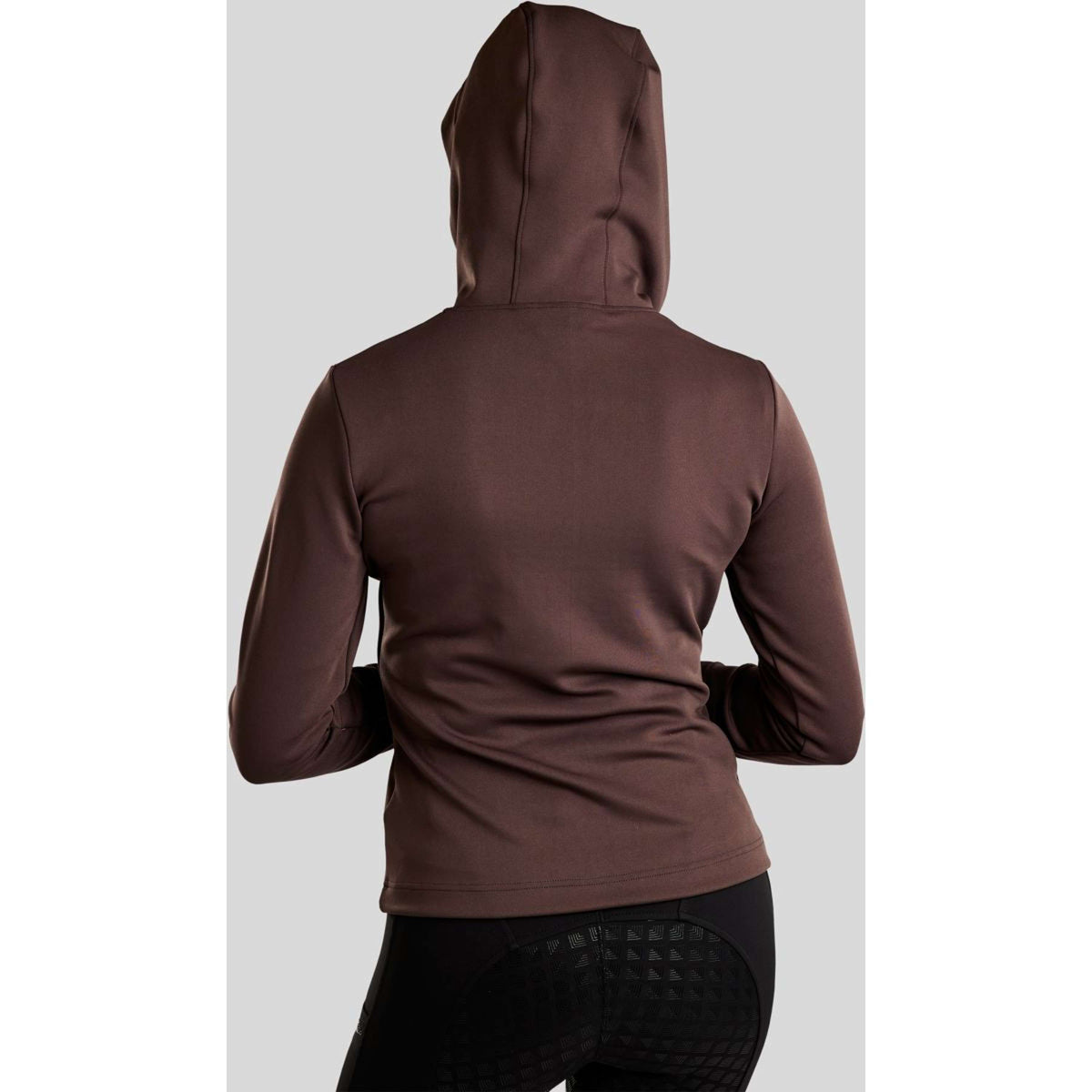Montar Felpa con cappuccio e zip MoEmilia Black Peony