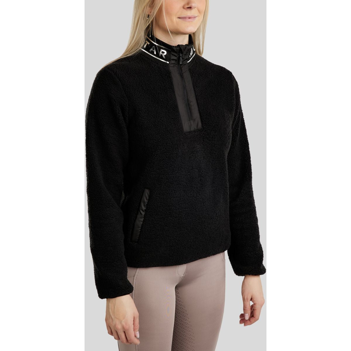 Montar Felpa con cappuccio e zip MoSille Nero