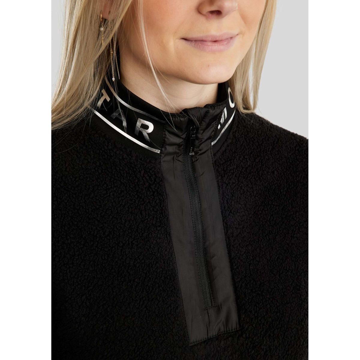 Montar Felpa con cappuccio e zip MoSille Nero