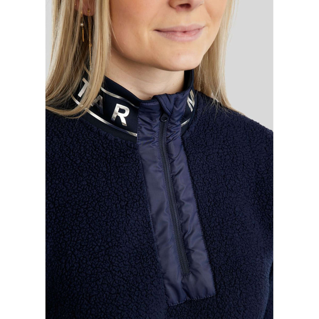 Montar Felpa con cappuccio e zip MoSille Navy