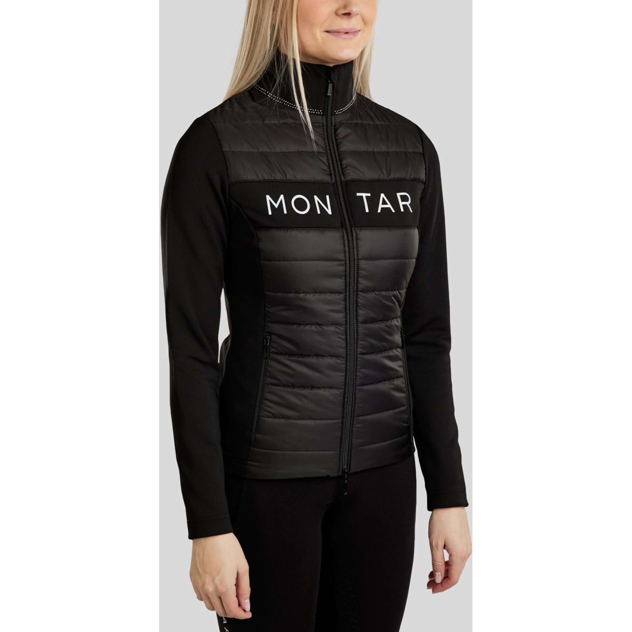 Montar Felpa con cappuccio e zip MoCha Nero Montar Felpa con cappuccio e zip MoCha Nero