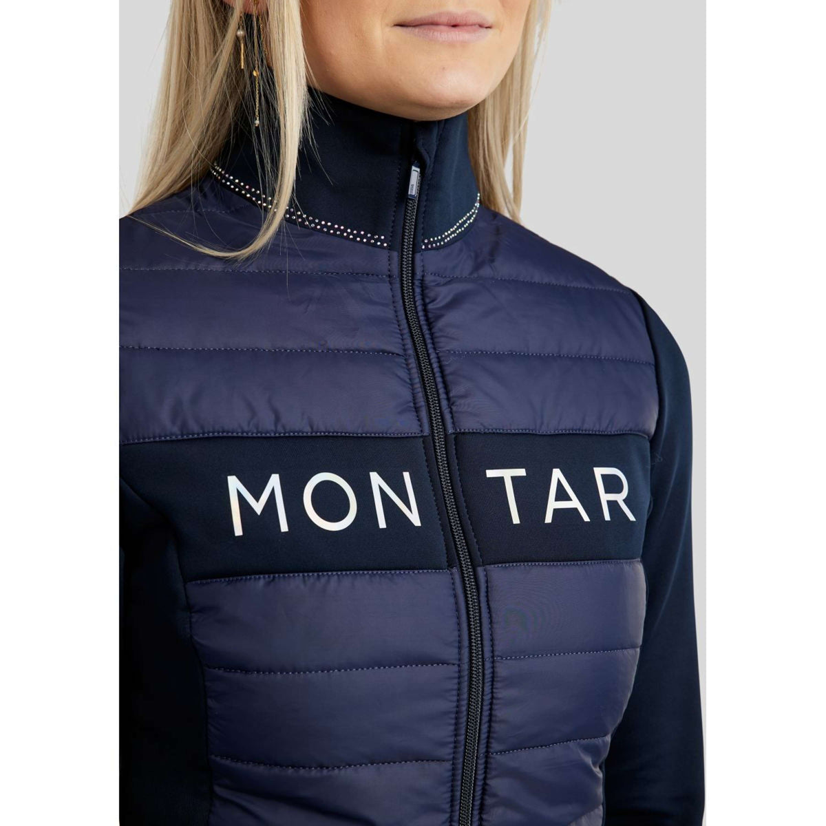 Montar Felpa con cappuccio e zip MoCha Navy