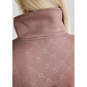 Montar Felpa con cappuccio e zip MoLara Dusty Rose