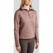 Montar Felpa con cappuccio e zip MoLara Dusty Rose