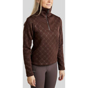Montar Felpa con cappuccio e zip MoLara Black Peony
