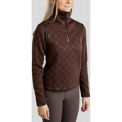 Montar Felpa con cappuccio e zip MoLara Black Peony