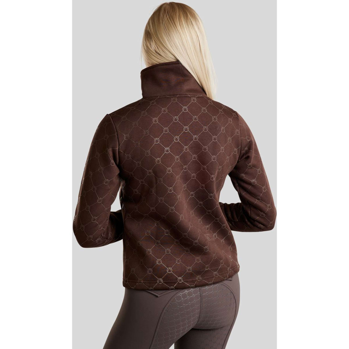 Montar Felpa con cappuccio e zip MoLara Black Peony