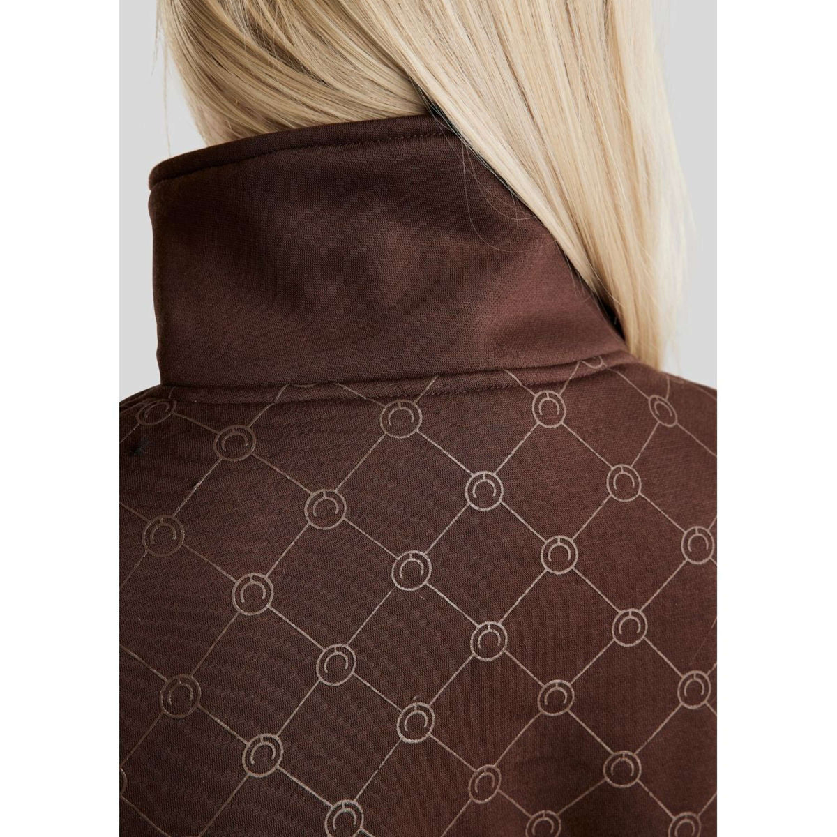 Montar Felpa con cappuccio e zip MoLara Black Peony