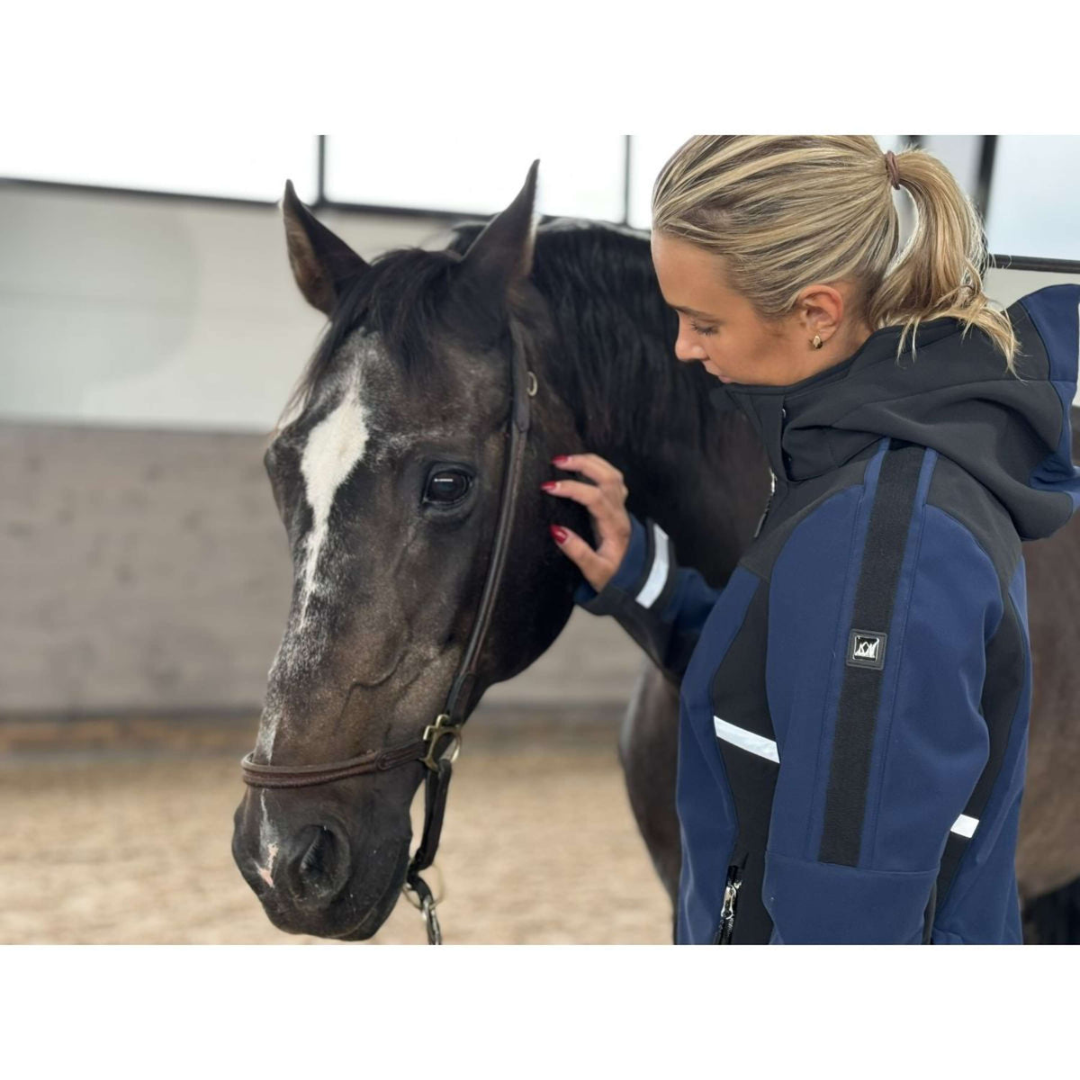 Mountain Horse Giacca Jen Softshell Navy