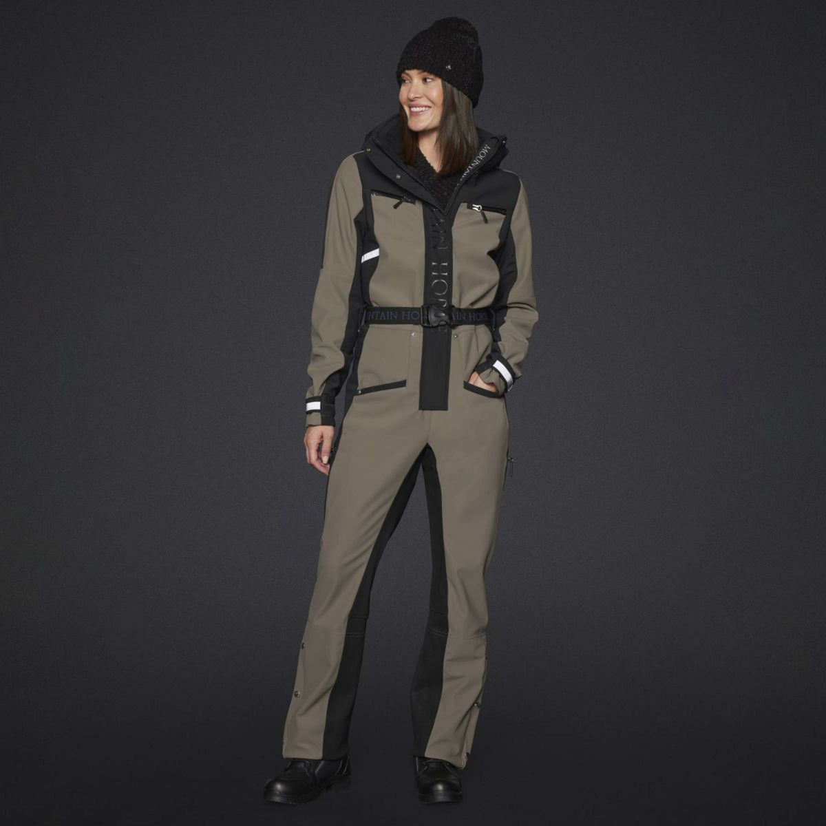 Mountain Horse Tuta da equitazione Jen Softshell Urban Taupe