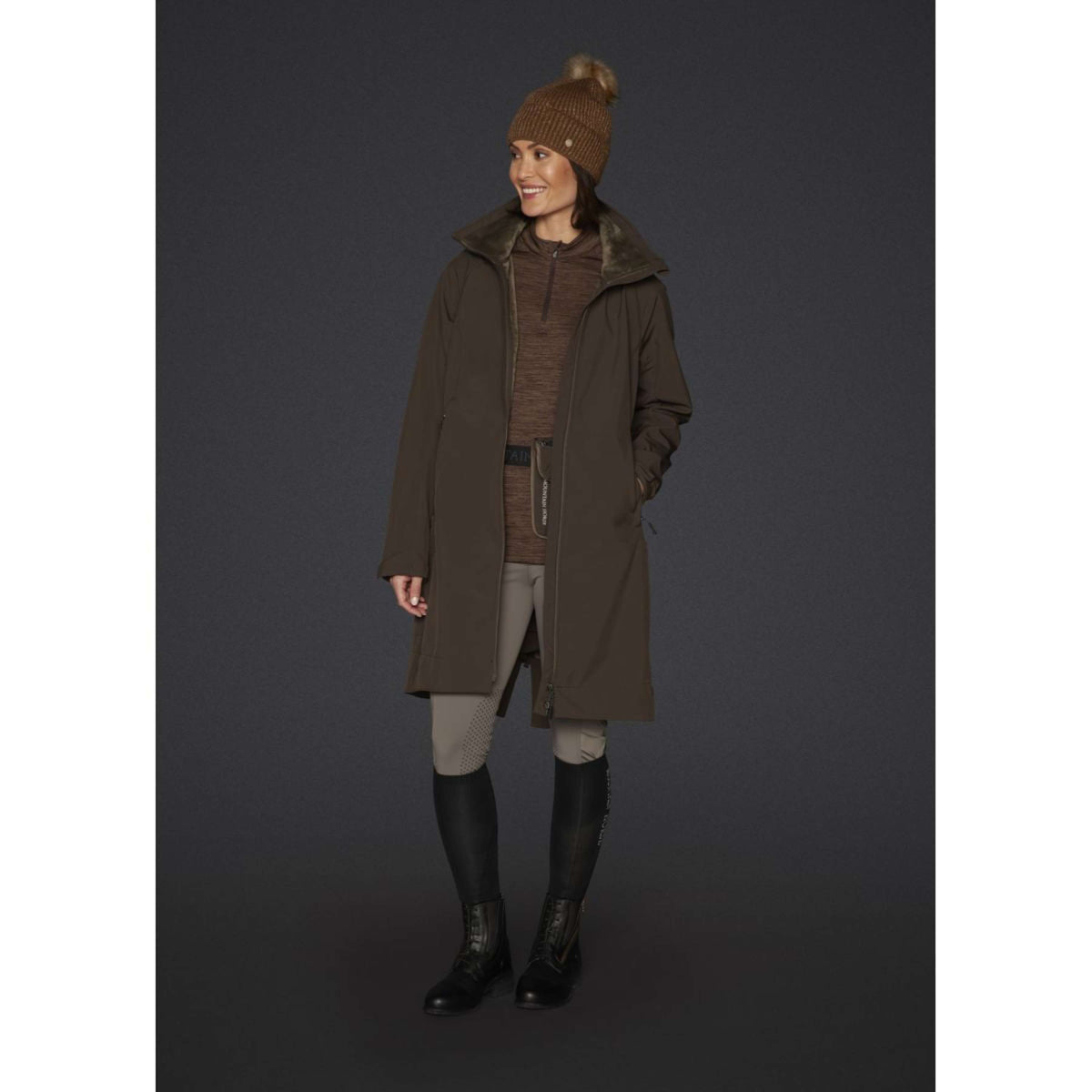 Mountain Horse Giacca Stella Softshell Lang Marrone
