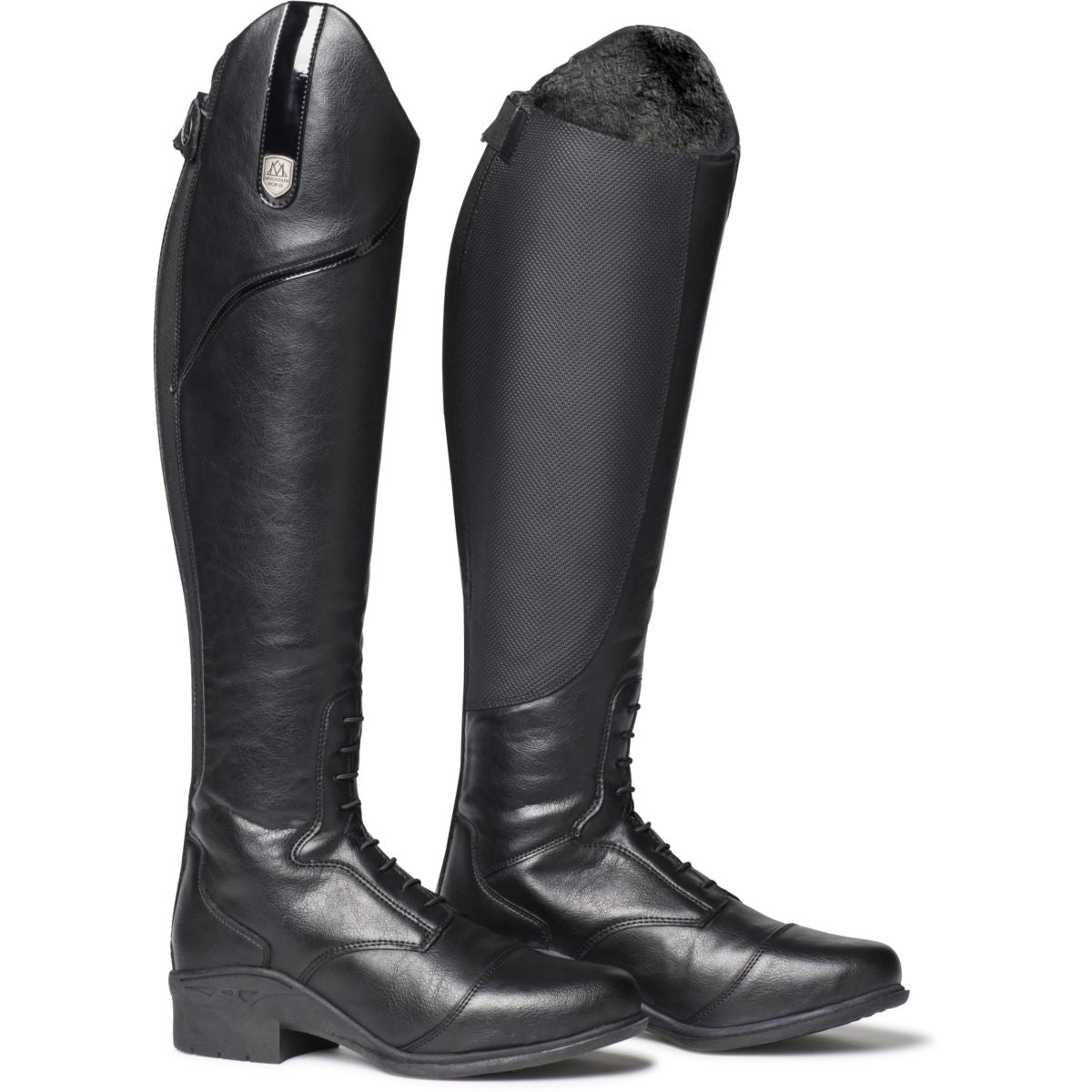 Mountain Horse Stivali da Equitazione Veganza Winter Tall Nero